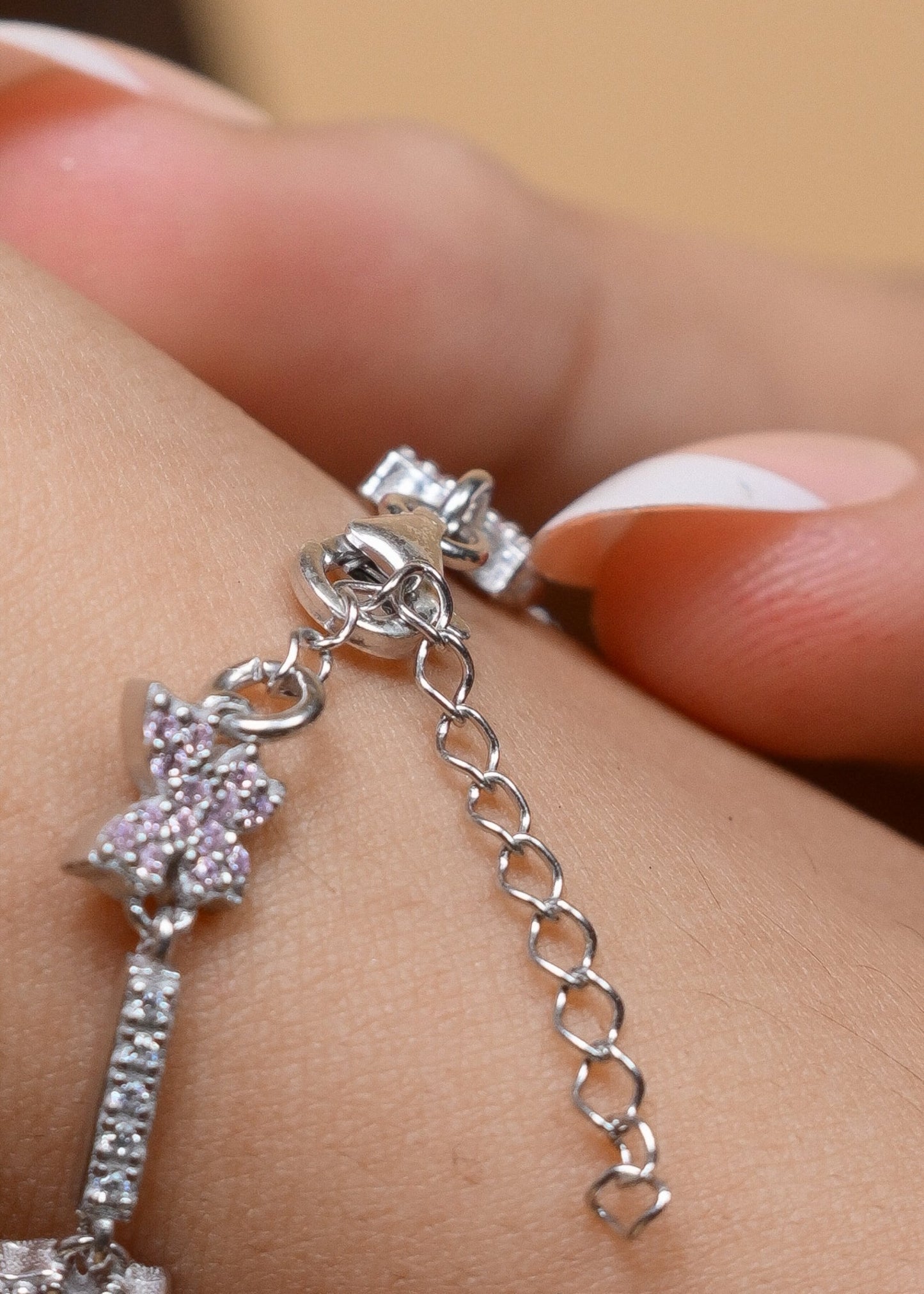Blush Flutter Butterfly-925 Sterling Silver