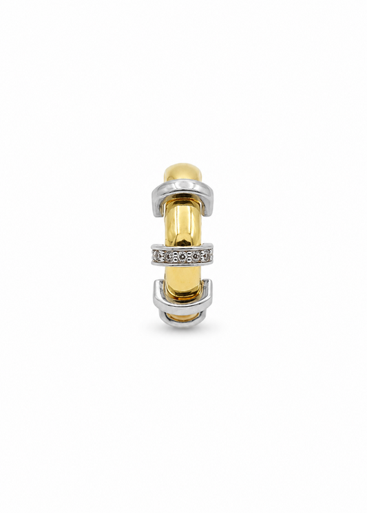 Two-Tone-925 Sterling Silver