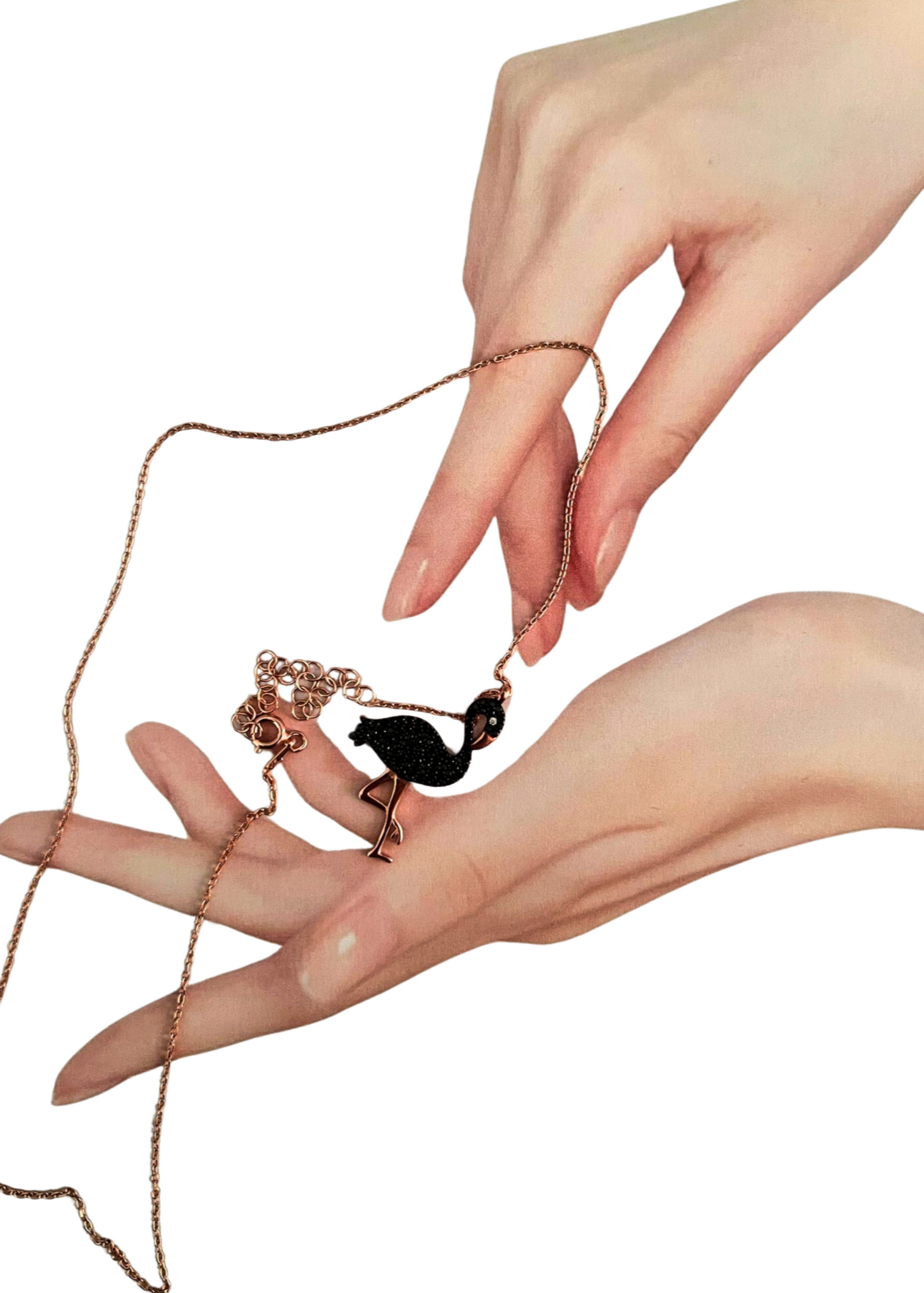 Flamingo Blush– 925 Sterling Silver