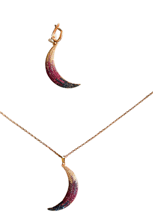 Celestial Crescent-925 Sterling Silver