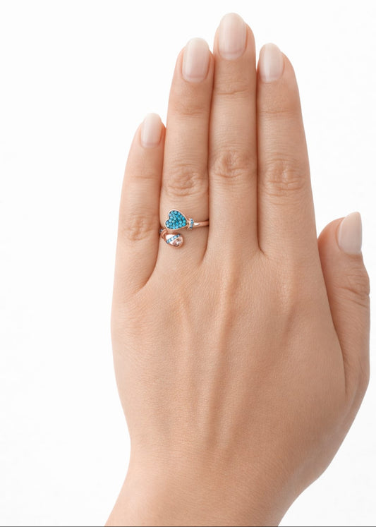 Turquoise Heart-925 Sterlıng Sılver