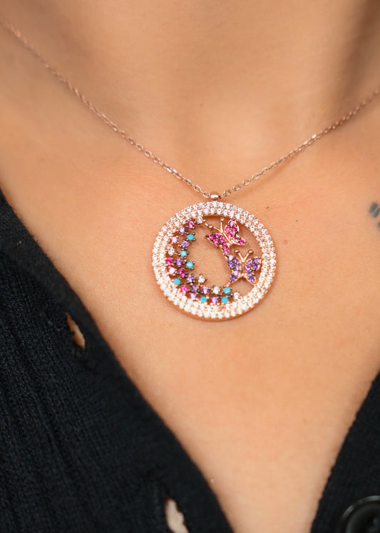 Butterfly Halo -925 Sterling Silver