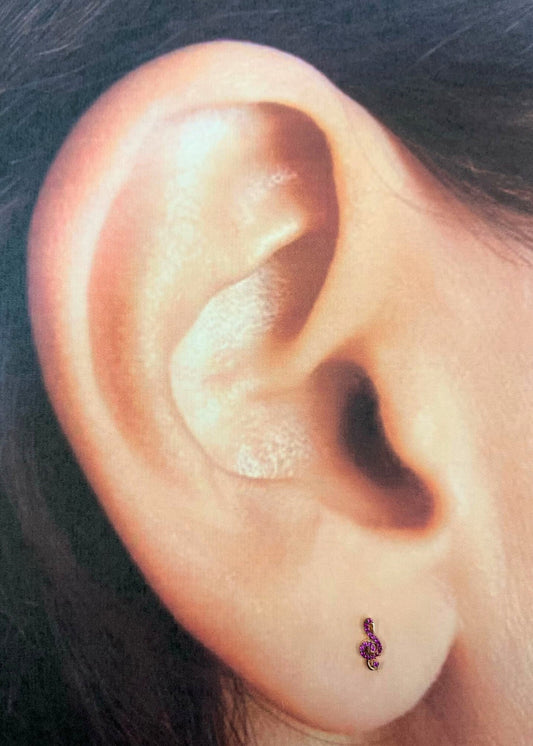 Musical Note – 925 Sterling Silver.