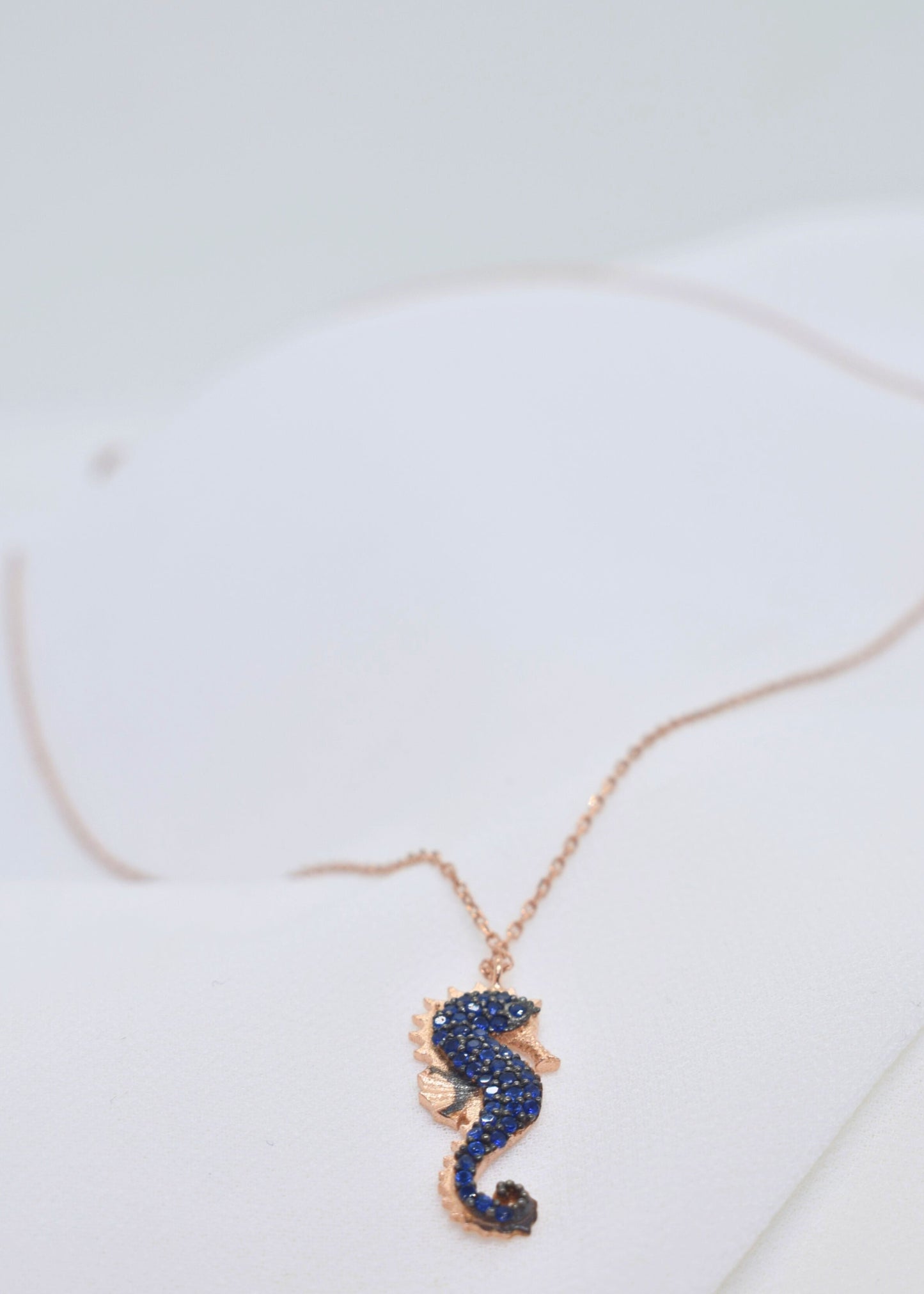 Seahorse Serenity Pendant Necklace -925 sterling silver | Turkish Elegance