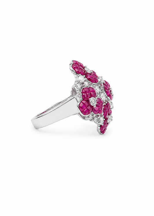 Ruby Garden-925 Sterling Silver
