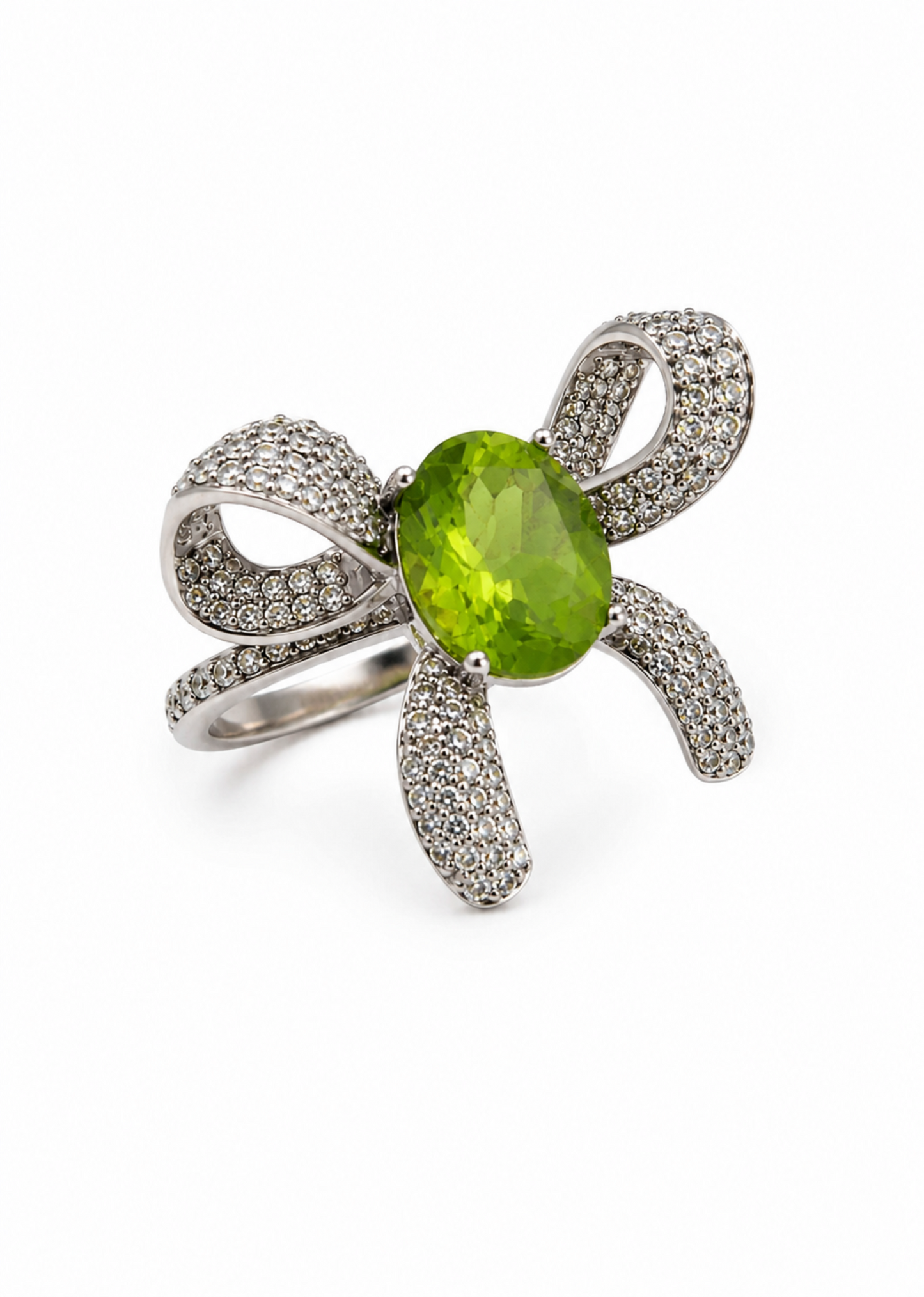 Elara Peridot-925 Sterling Silver