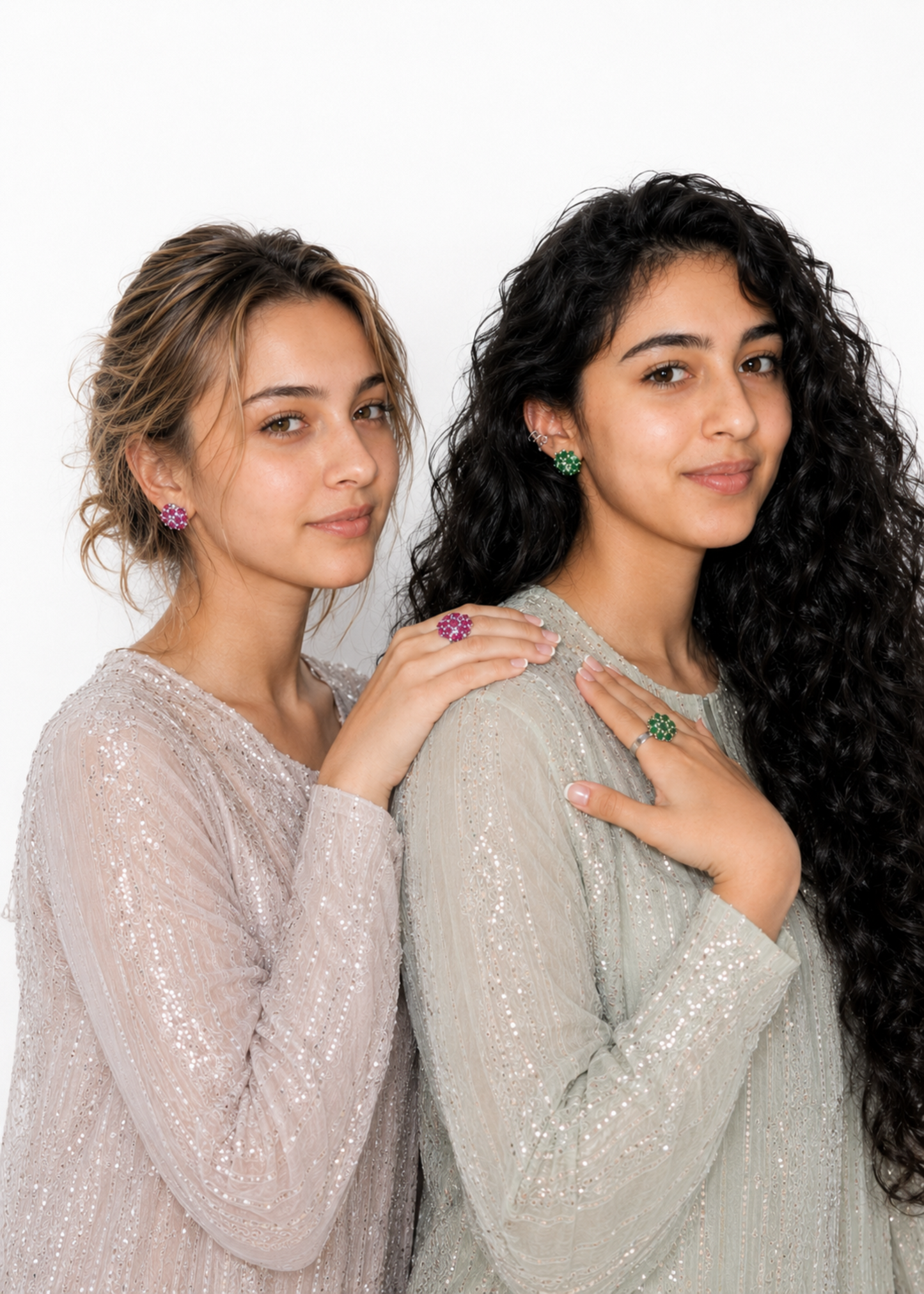 Emerald Blossom– 925 Sterling Silver