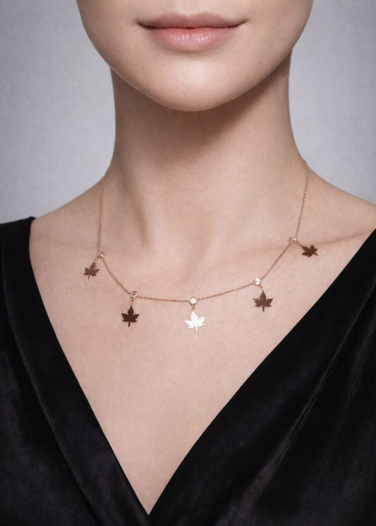 Golden Maple–925 Sterling Silver