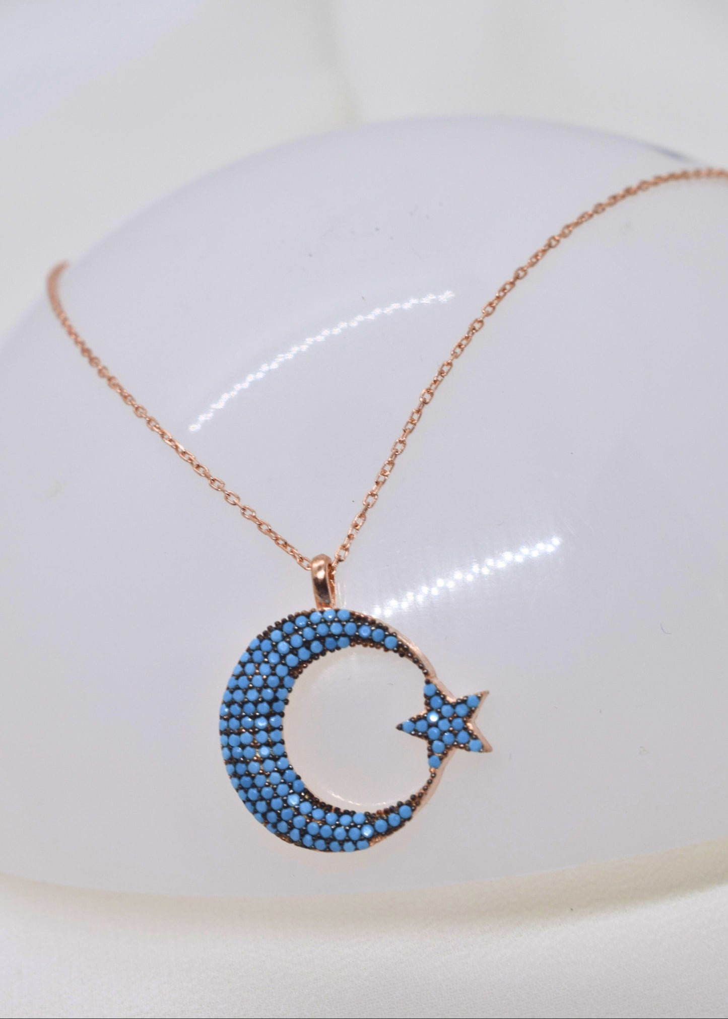 Crescent Glow- 925 sterling silver