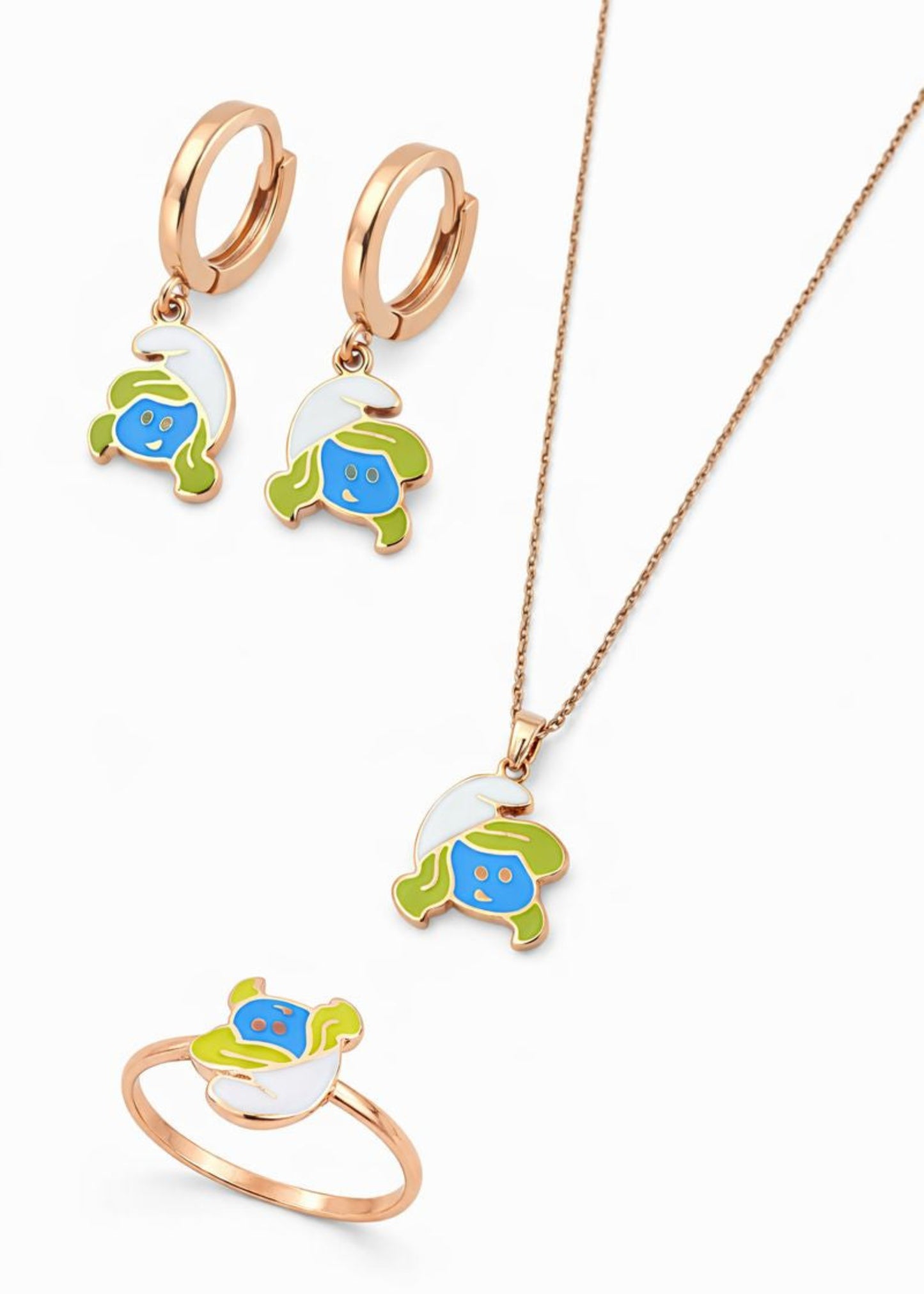 Cute Doll Hoop-925 Sterling Silver