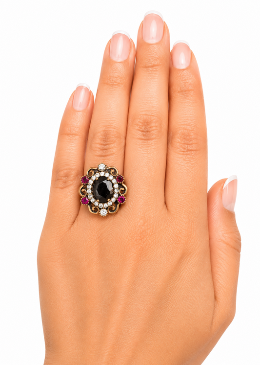 Statement Ring-925 Sterling Silver