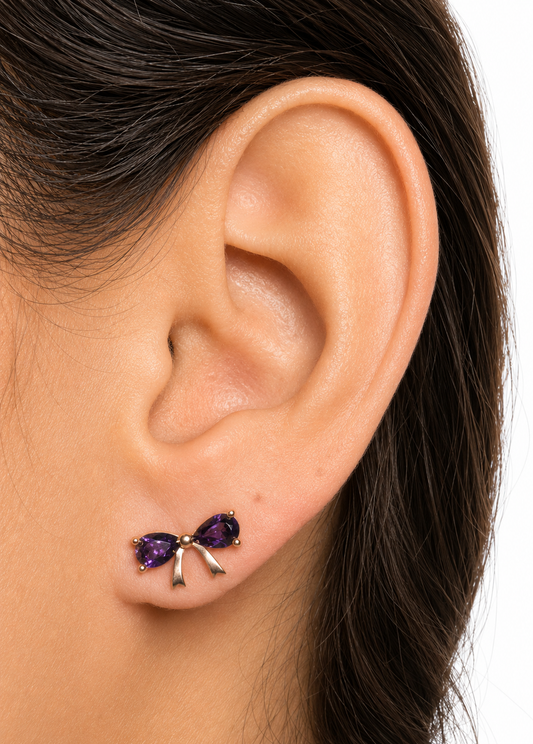 Midnight Bow-925 Sterling Silver