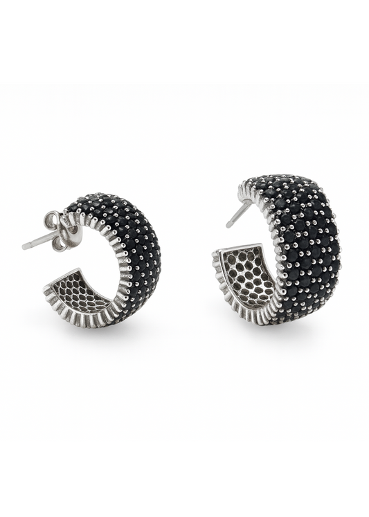 Midnight Halo-925 Sterling Silver