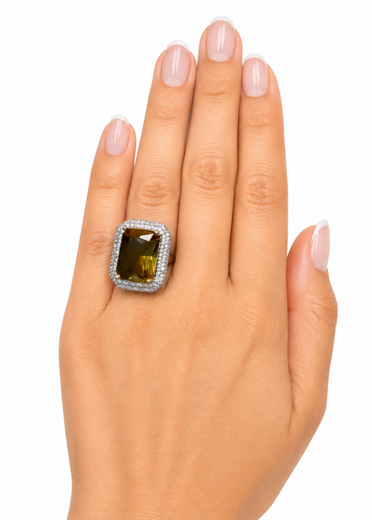 Golden Prism-925 Sterlıng sılver