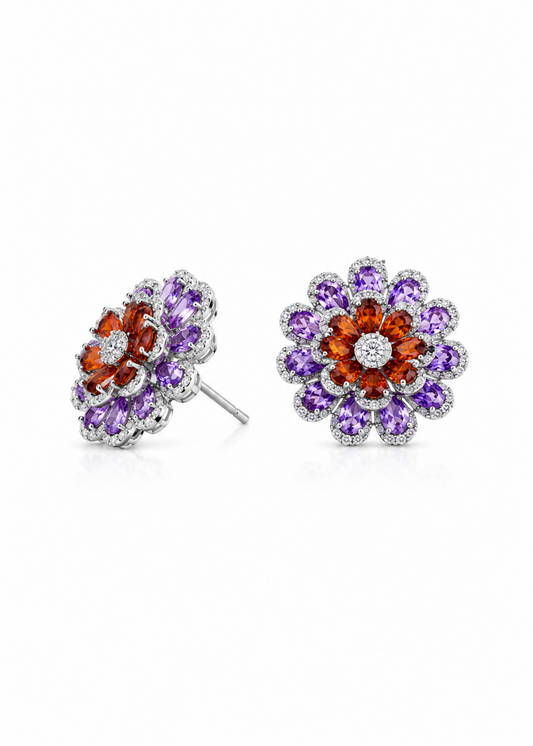 Amethyst Blossom– 925 Sterling Silver