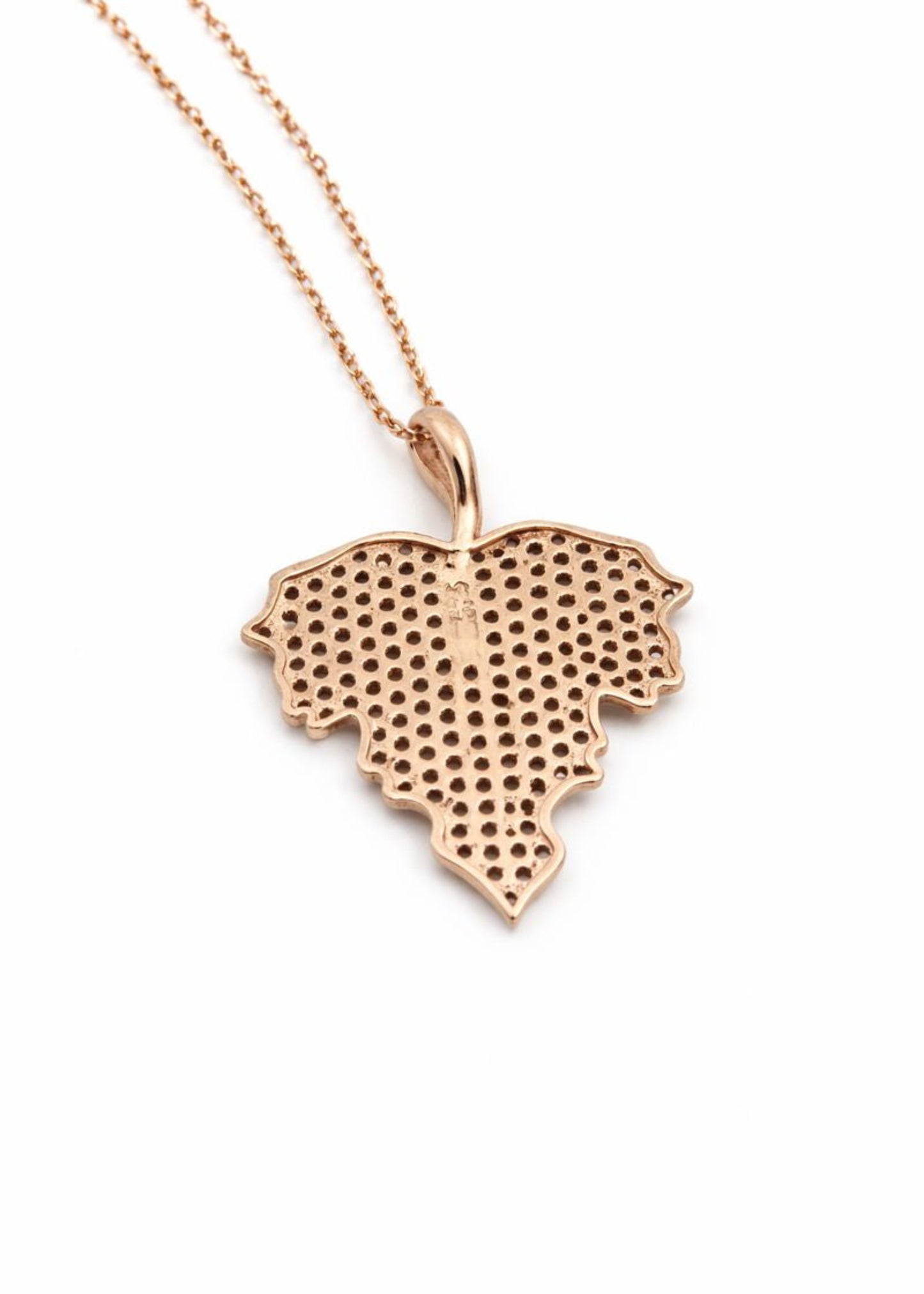 Black Pavé Leaf-925 Sterling Silver