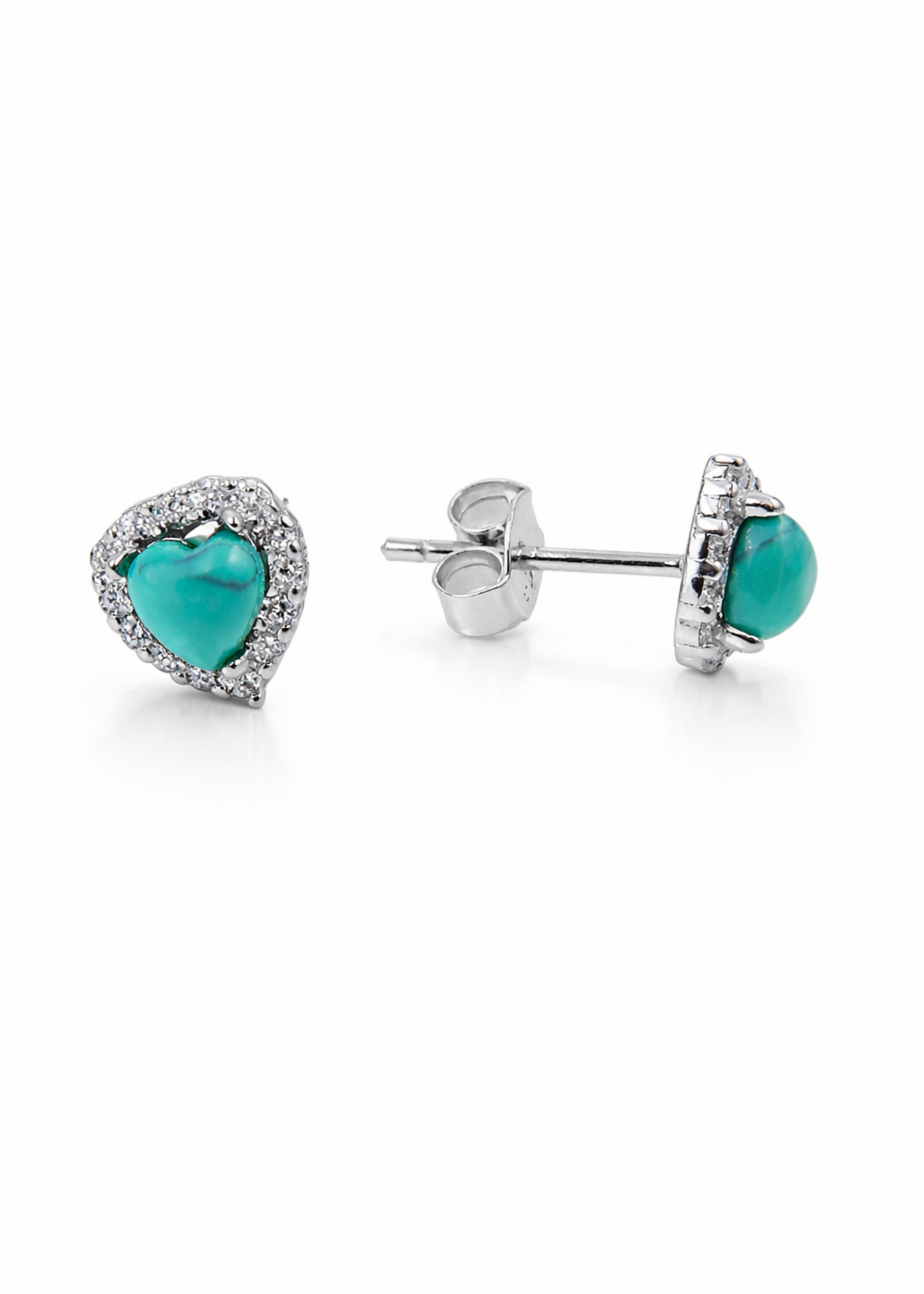 Turquoise Heart -925 Sterlıng Sılver