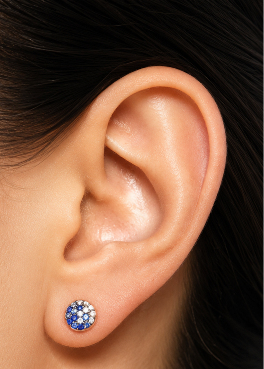 Sapphire Blue-925 Sterling Silver