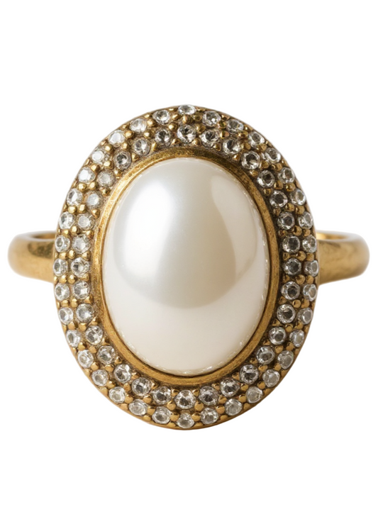 Antique Pearl-925 Sterling Silver