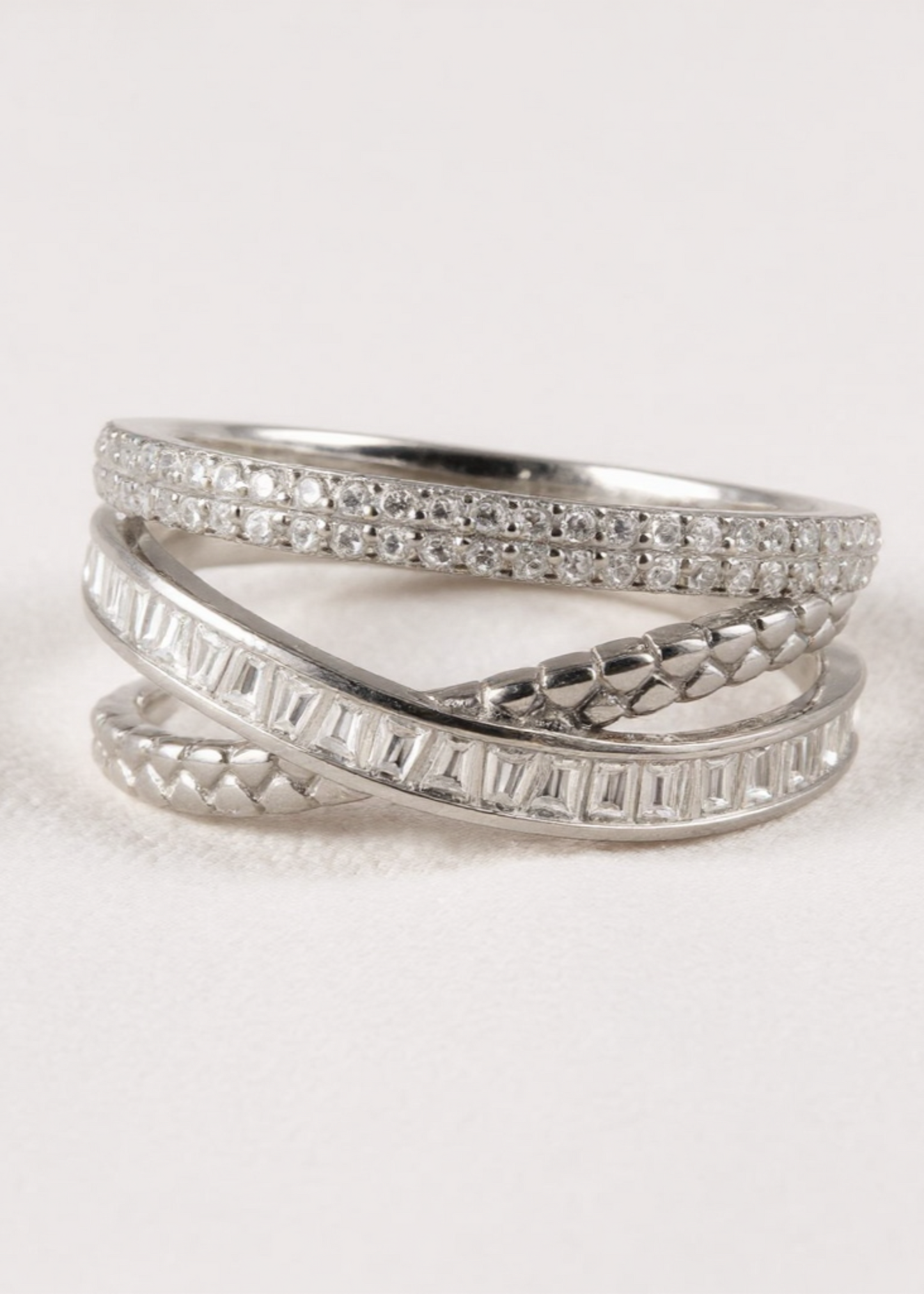 Triple Band Ring-925 Sterling Silver