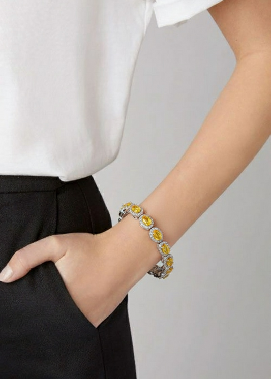 Golden Glow--925 Sterling Silver