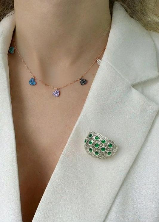 Emerald Galaxy-925 Sterling Silver