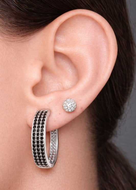 Noir Trinity-925 Sterling Siiilver