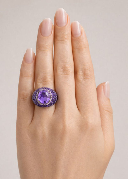 Violet Aura-925 Sterling Silver