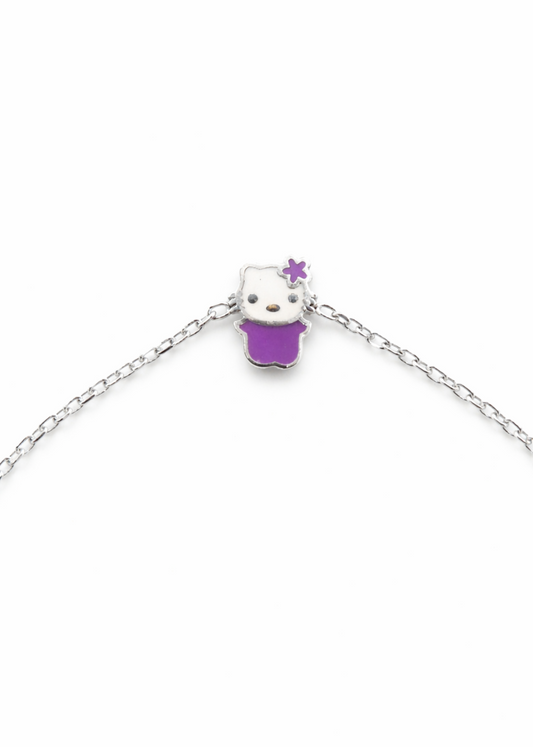 Purple Kitty – 925 Sterling Silver