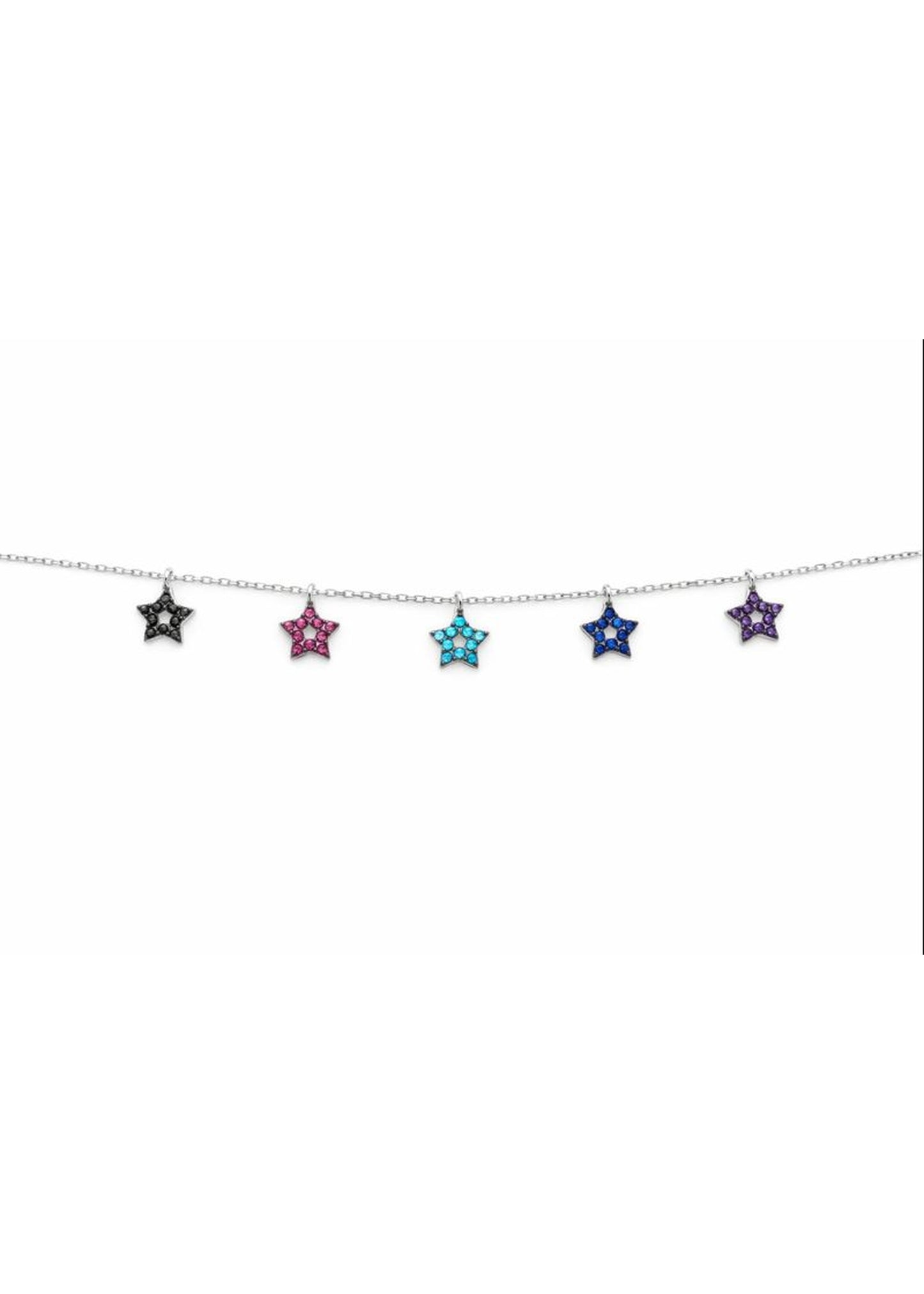 Multicolor Star-925 Sterling Silver