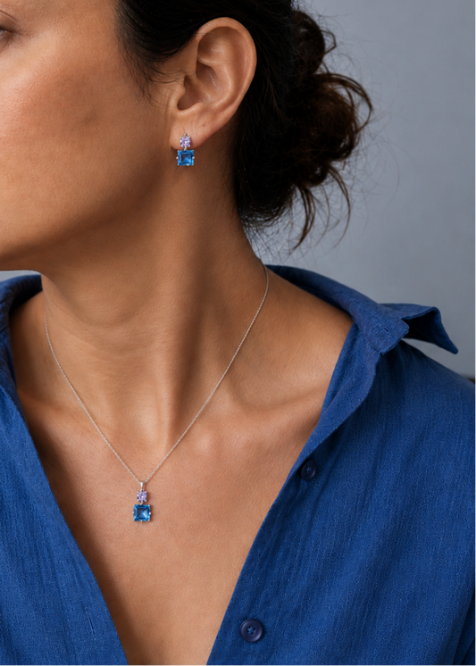 Azure Elegance -925 Sterling Silver