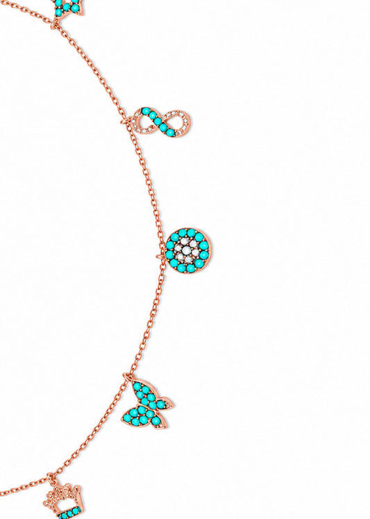 Turquoise Charm -925 Sterlıng Sılver