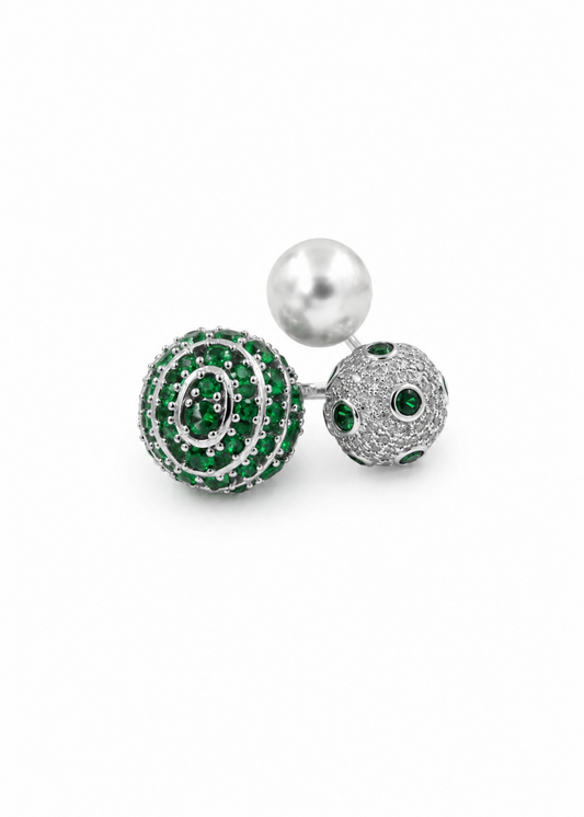 Emerald Pearl-925 Sterling Silver