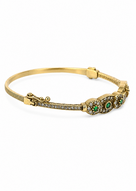 Vintage Emerald-925 Sterling Silver