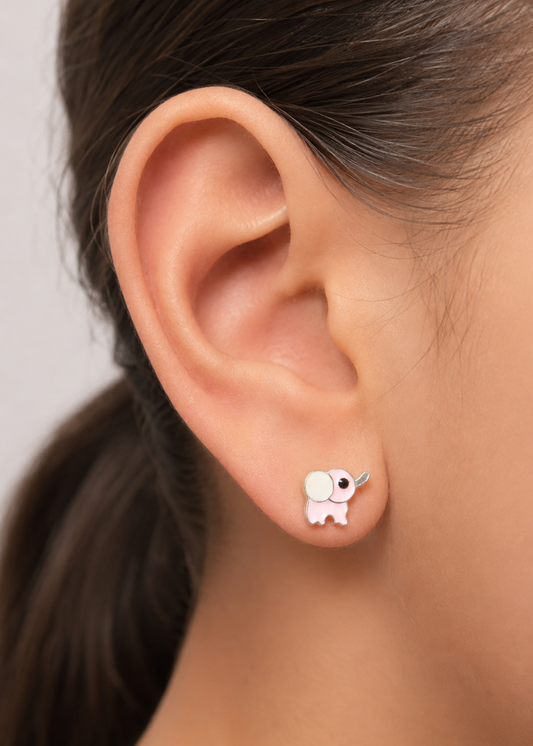 Pink Elephant-925 Sterling Silver