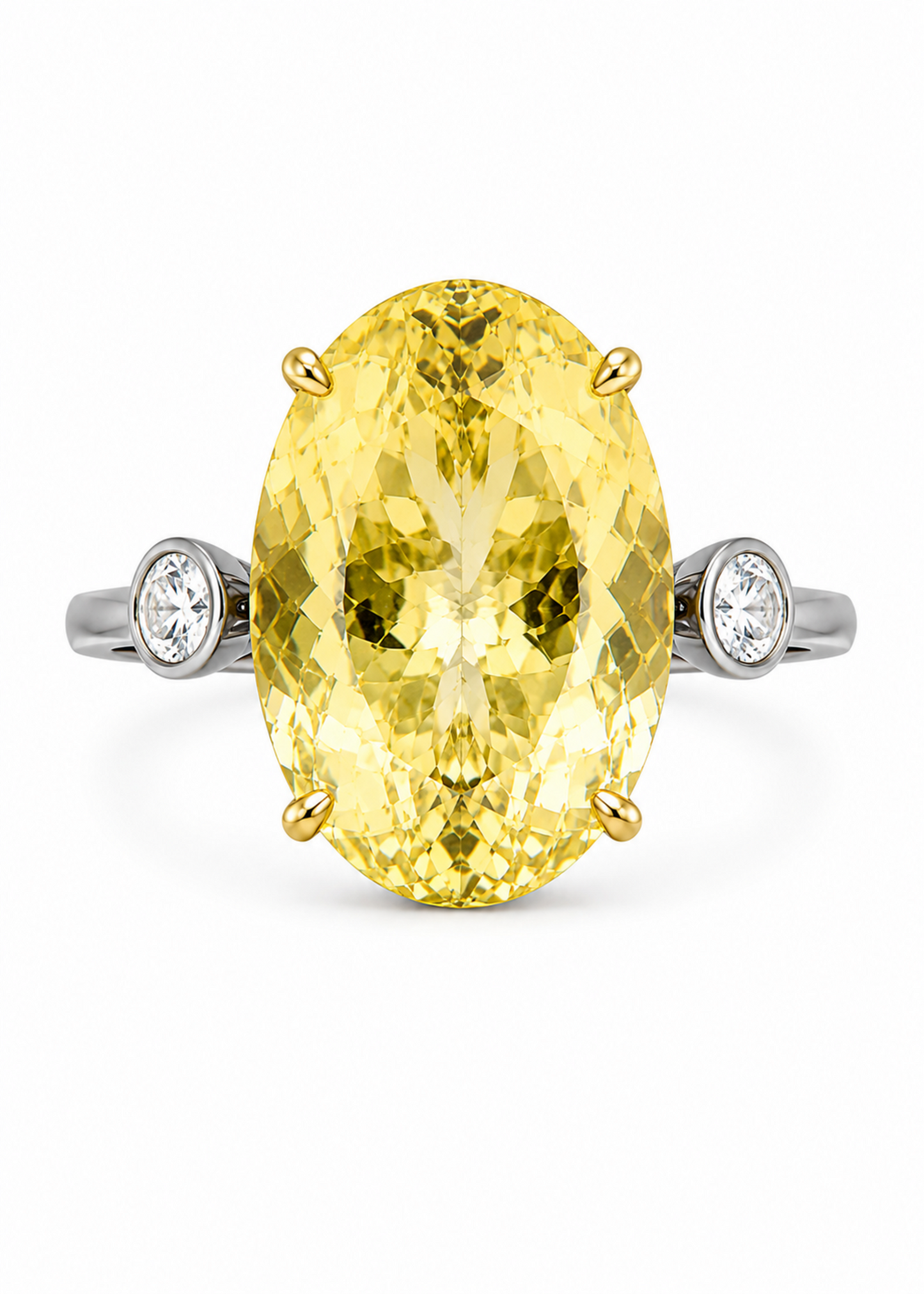 Solenne Yellow Topaz-925 Sterling Silver