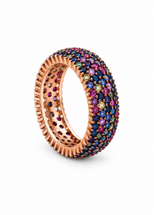 Mosaic Eternity-925 Sterling Silver