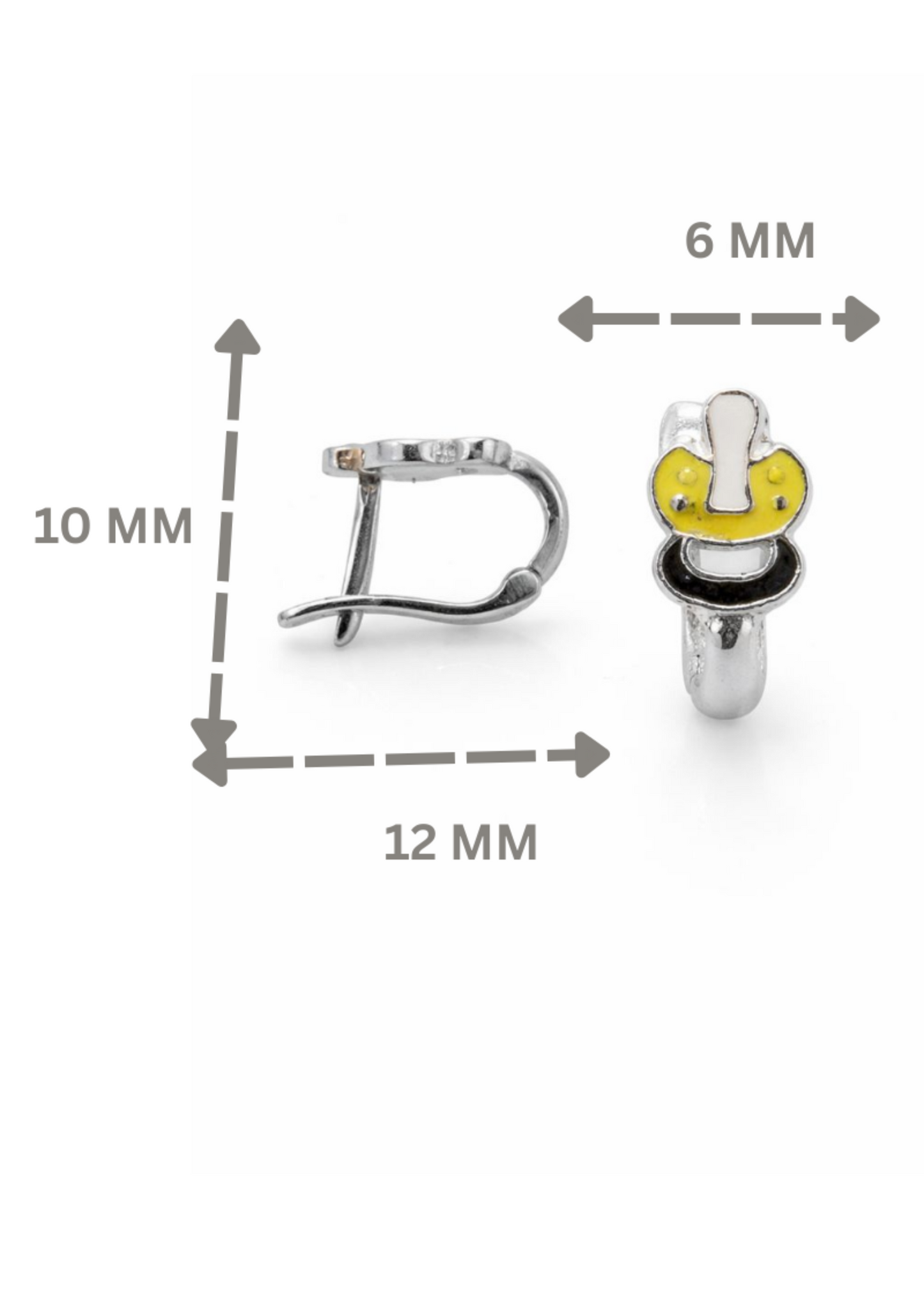 Playful Pacifier-925 Sterling Silver