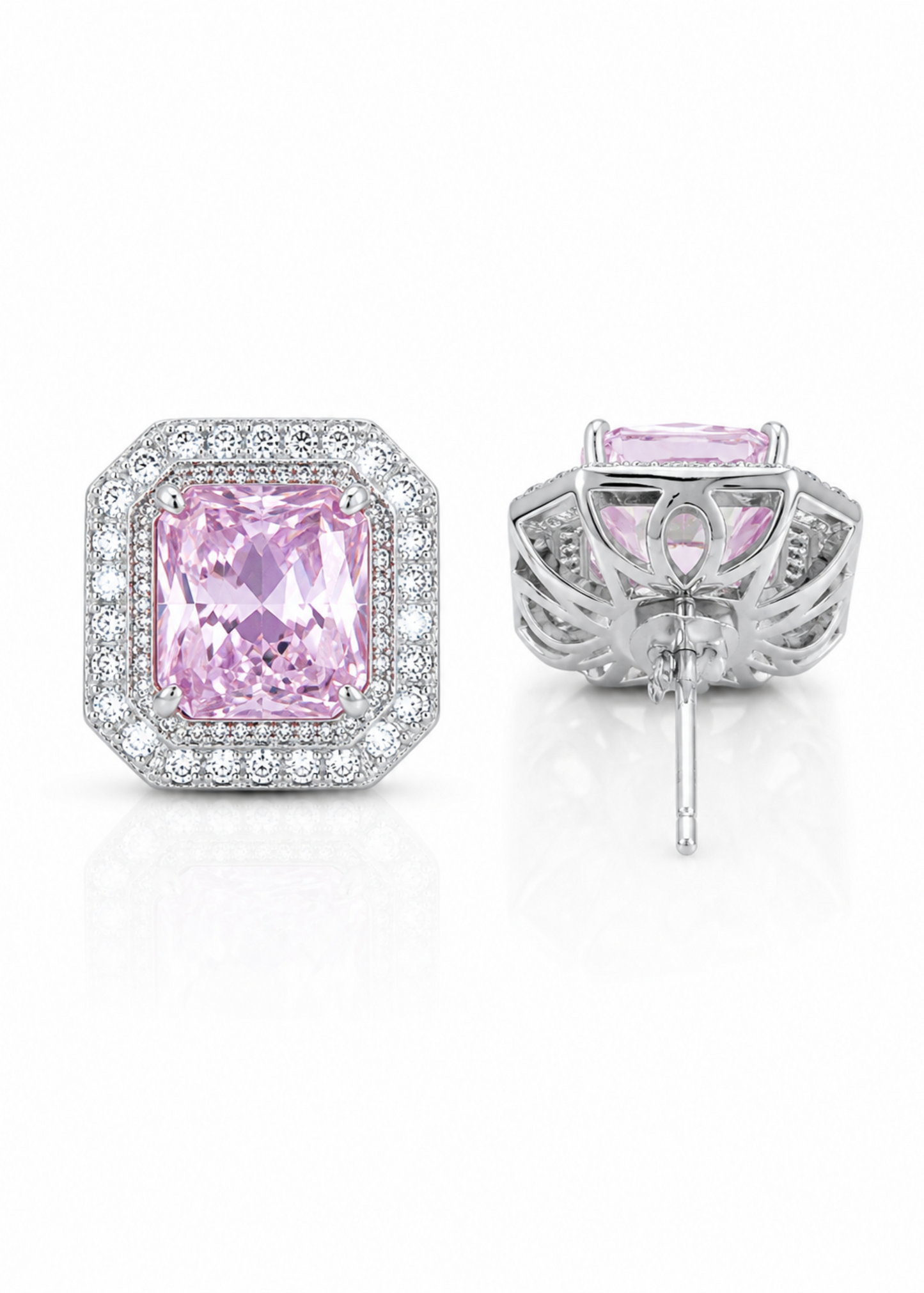 Blush Halo – 925 Sterling Silver