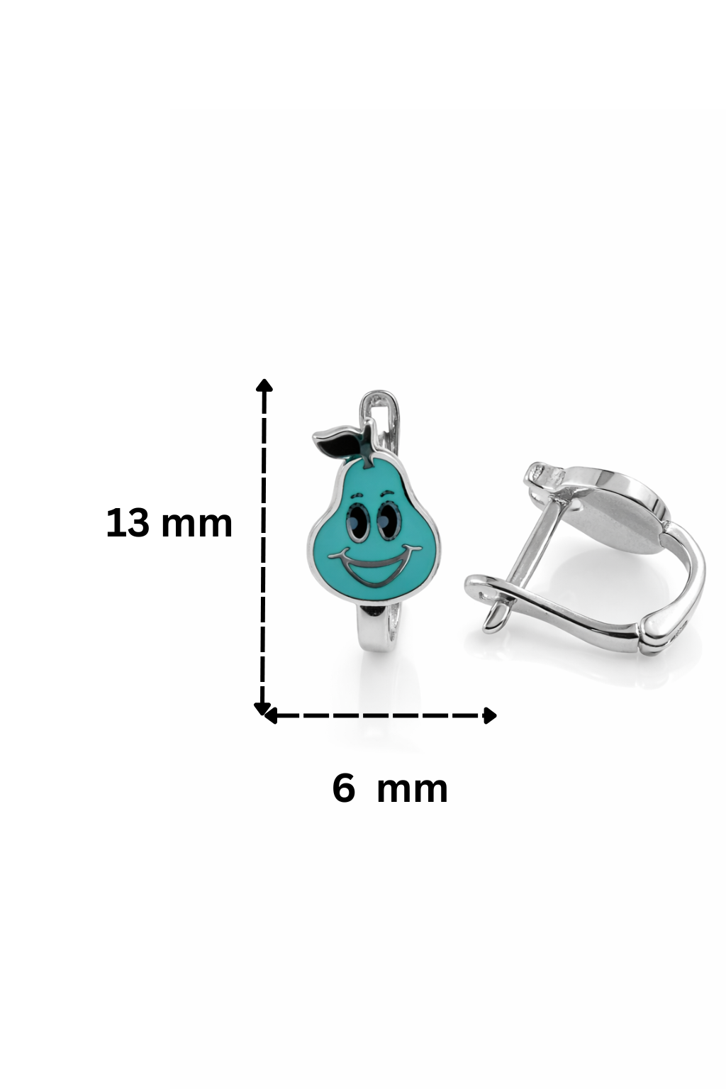 Happy Pear-925 Sterling Silver