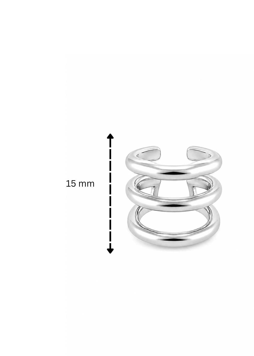 Triple Wave-925 Sterling Silver