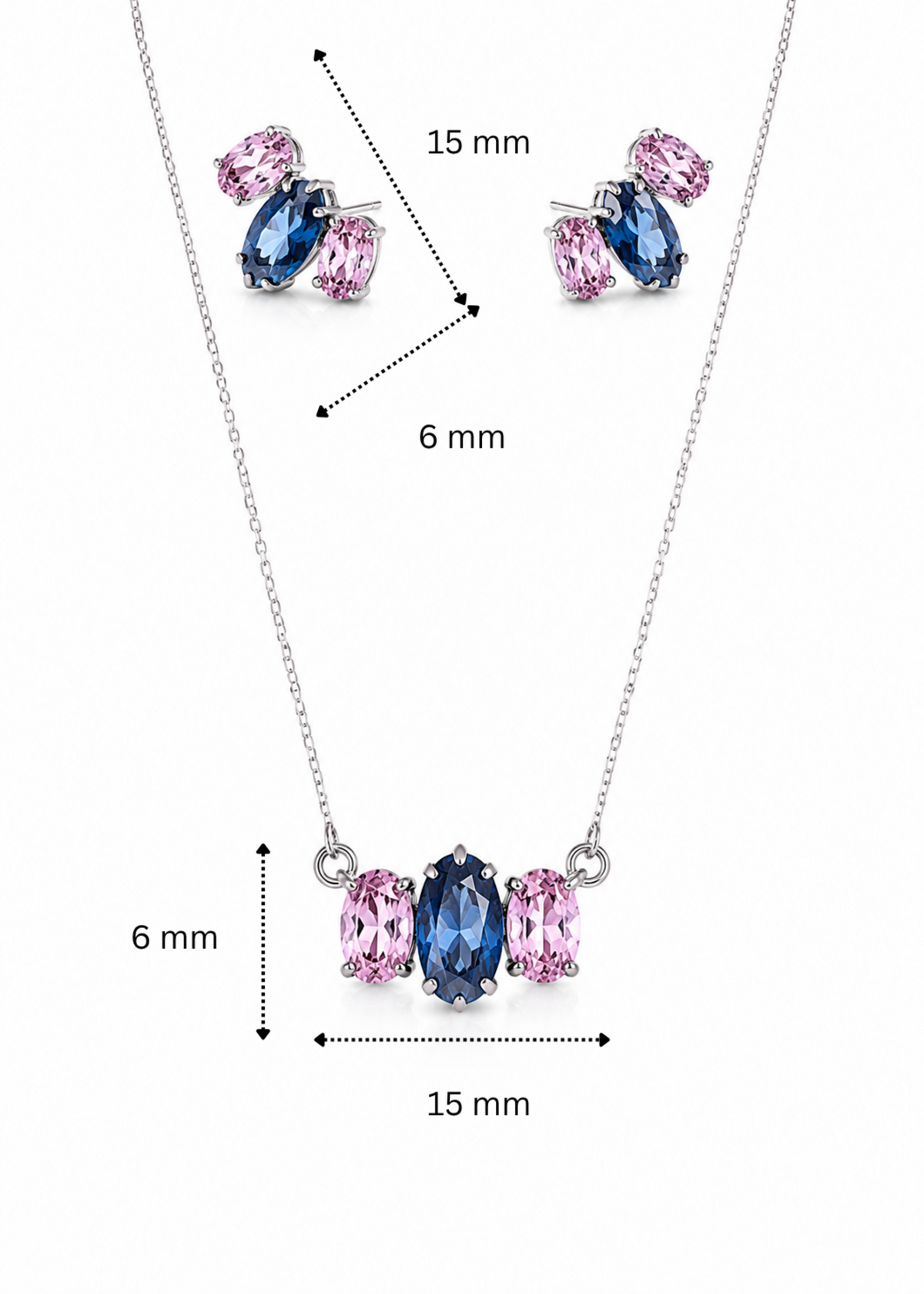 Sapphire Blush-925 Sterling Silver