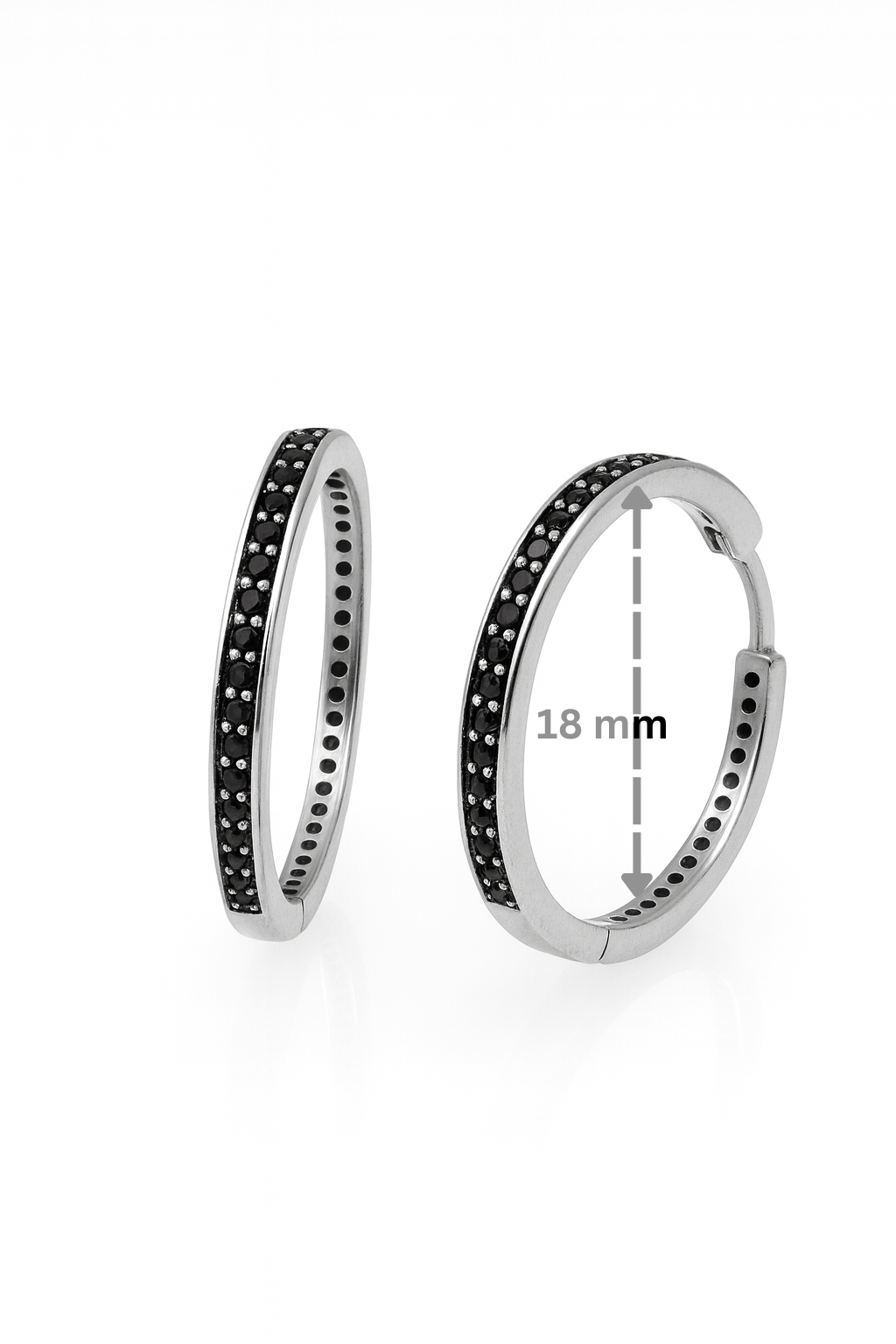 Noir Halo-925 Sterling Silver