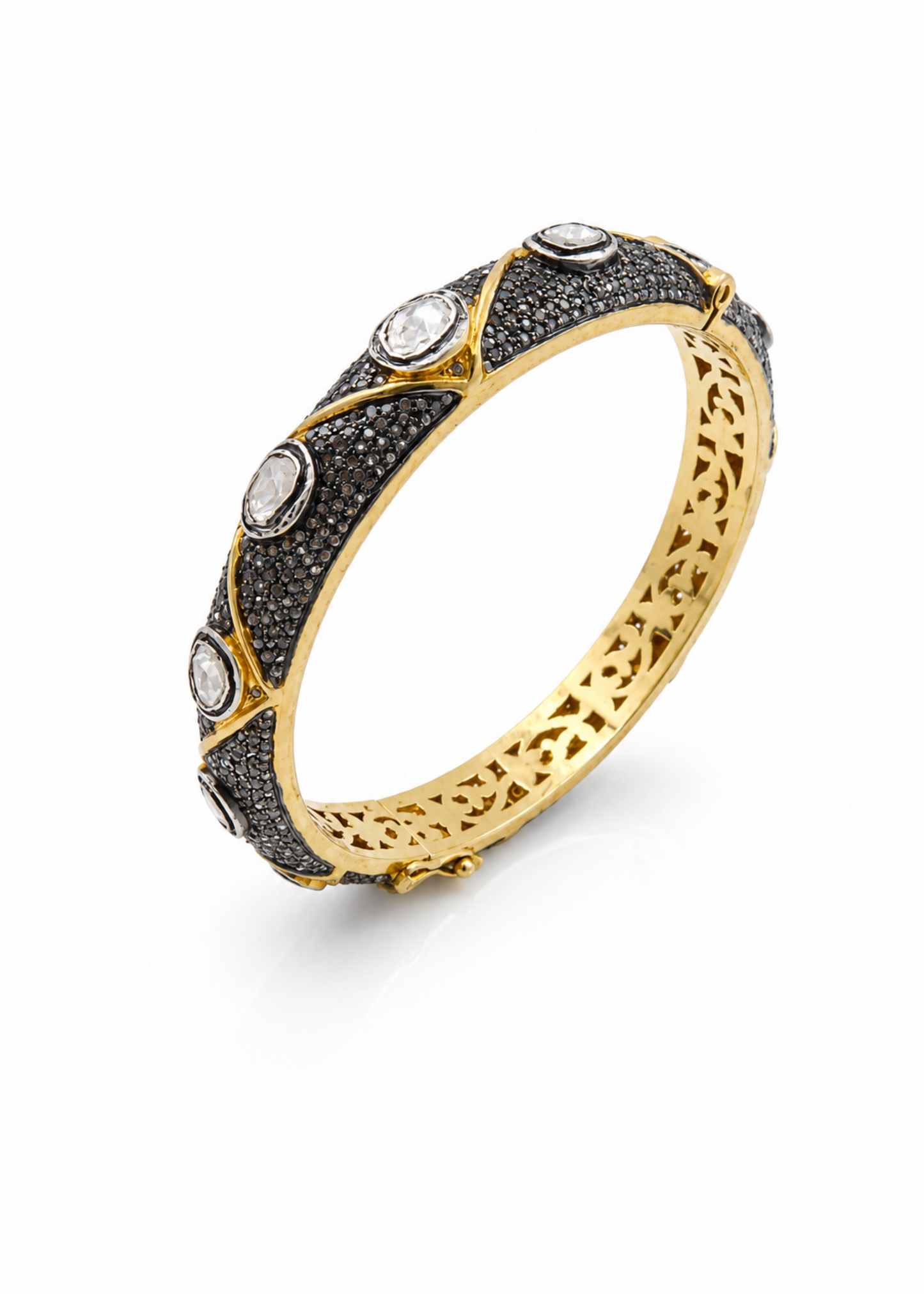 Noir Polki-925 Sterling Silver