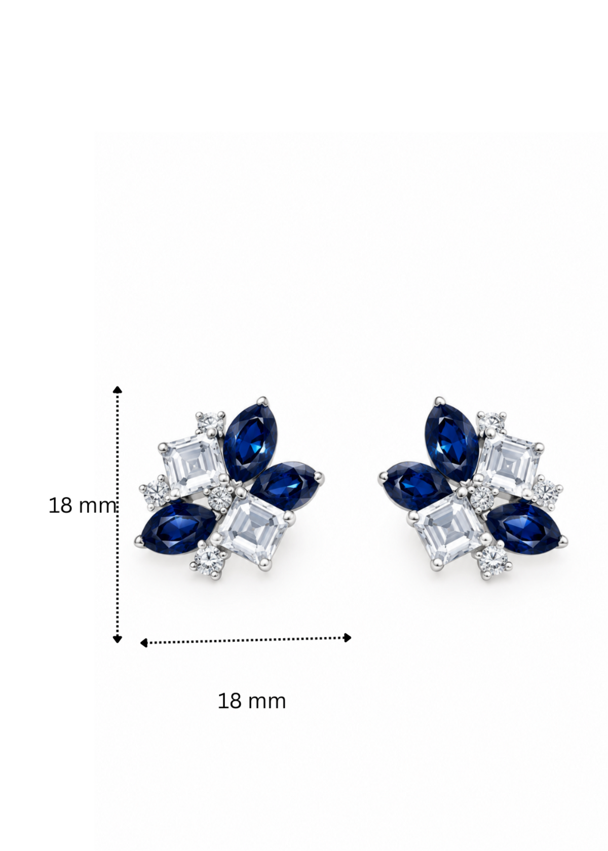 Sapphire Mosaic-925 Sterlıng Sılver
