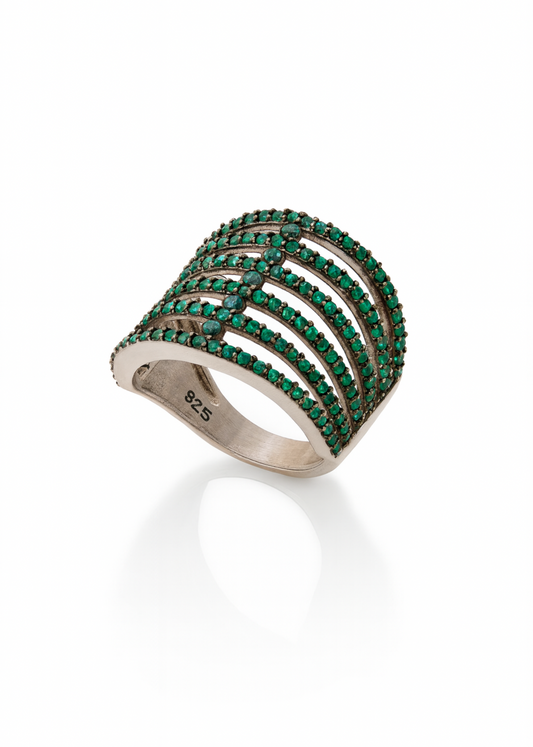 Emerald Eclipse-925 Sterling Silver