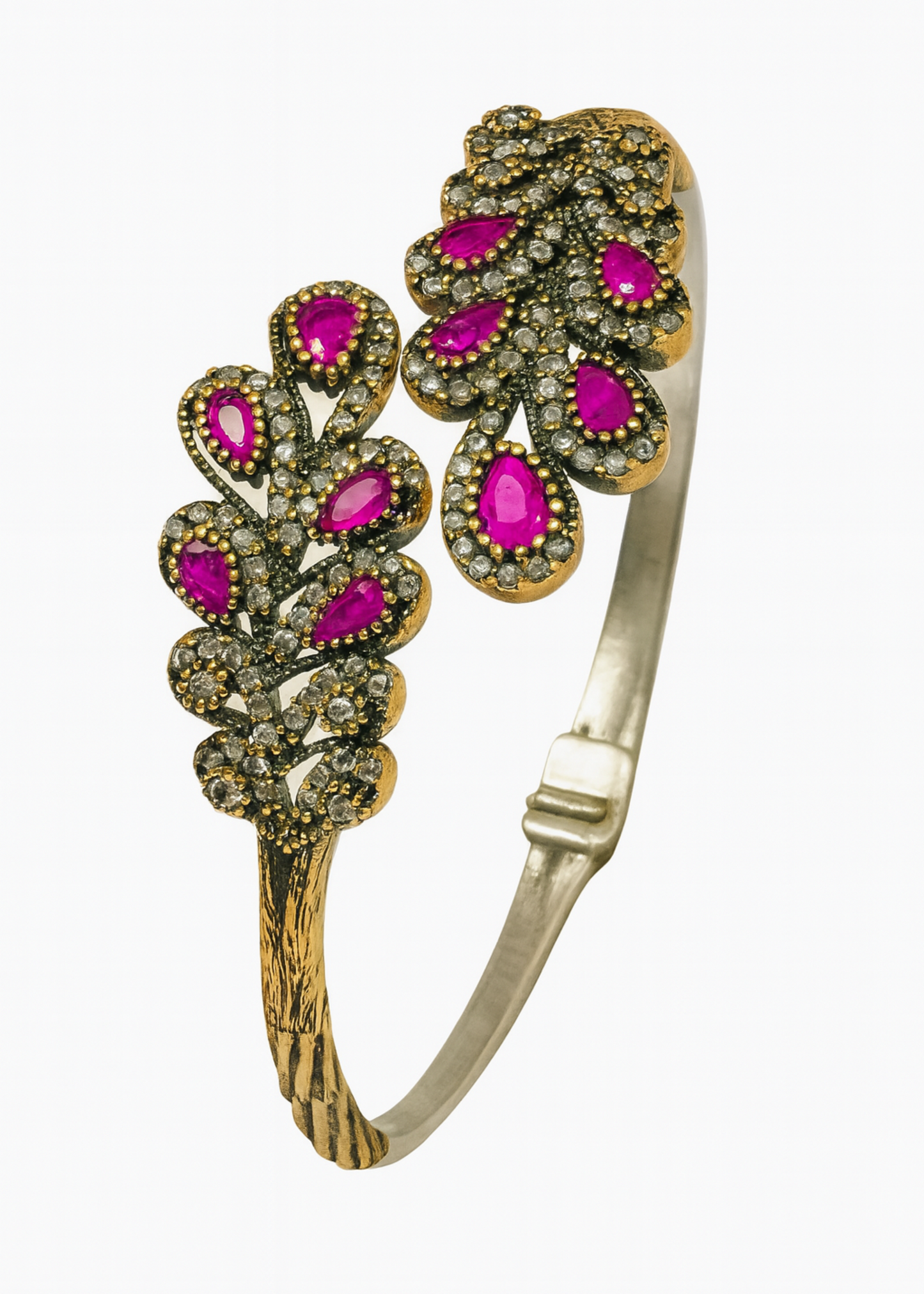 Leaf Motif - 925 Sterling Silver