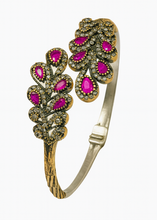 Leaf Motif - 925 Sterling Silver