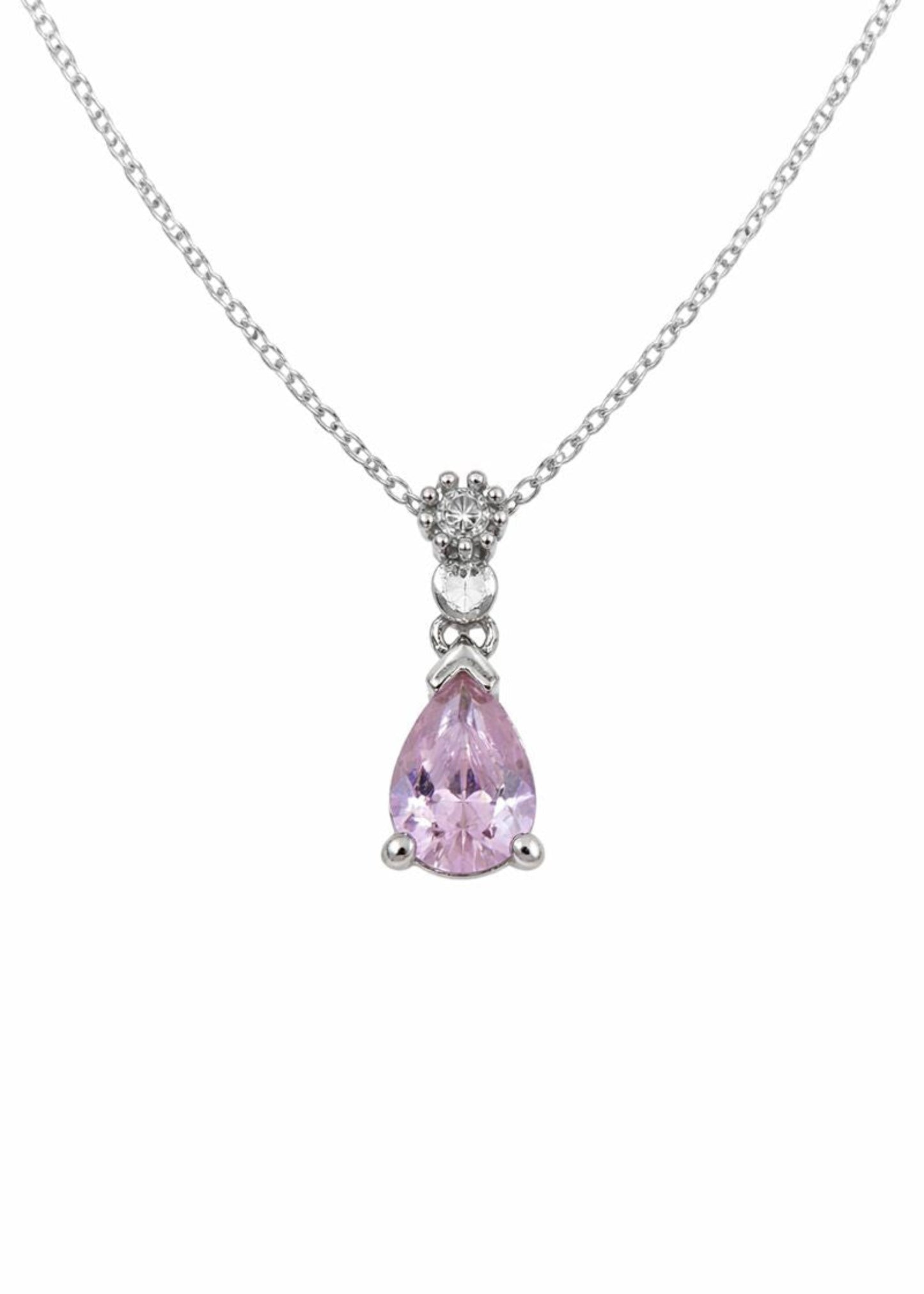 Blush Teardrop- 925 Sterlıng Sılver