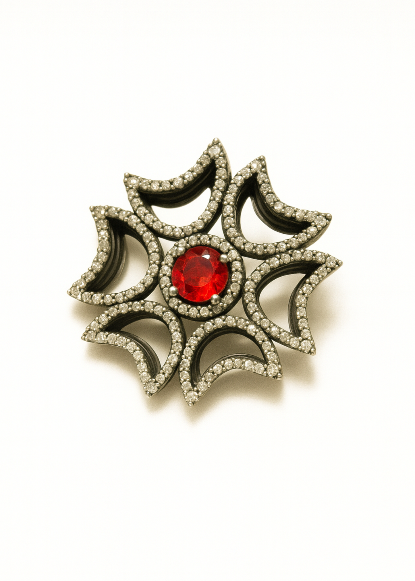 Scarlet Starburst-925 Sterling Silver